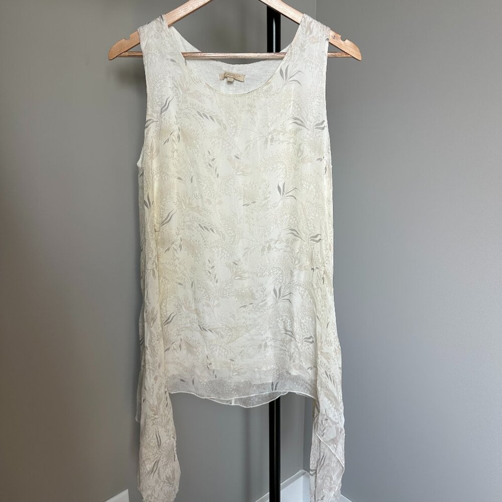 GIUSY White Silk Top